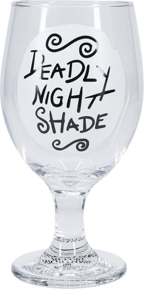 Paladone L'Étrange Noël de Monsieur Jack en verre phosphorescent – Tasse sous licence officielle Deadly Nightshade pour les fans d'Halloween Jack Skellington, 350 ml