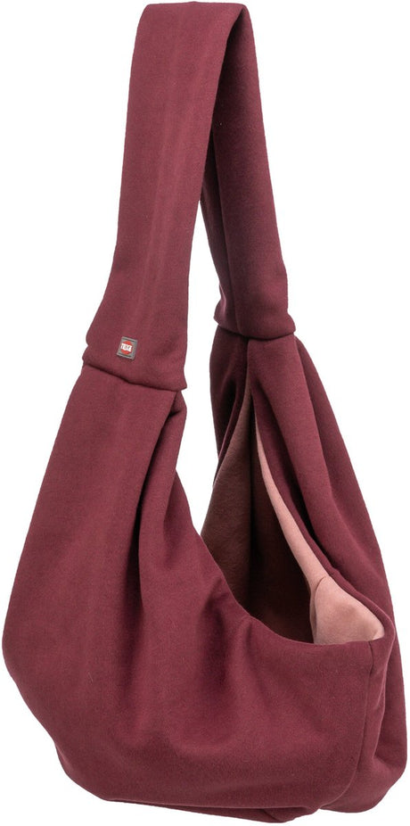Trixie - sac pour chien - porte-ventre - doux - rose - 60x20x22 cm