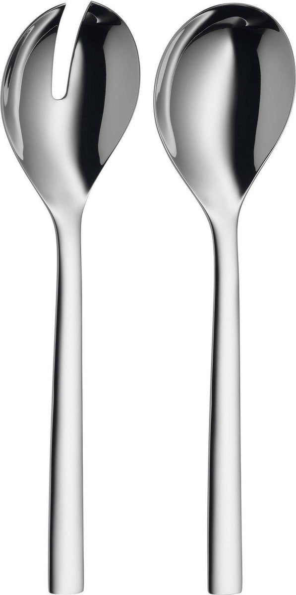 Wmf nuova - couverts à salade - 25 cm - acier inoxydable - design élégant - lavable au lave-vaisselle