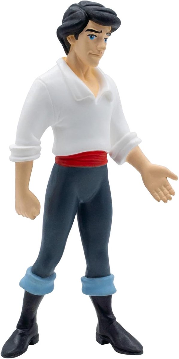 Bullyland 12356 – Figurine de jeu Disney La Petite Sirène avec le Prince Eric – design réaliste et détaillé – idéale comme figurine de gâteau, objet de collection ou cadeau joyeux pour les enfants à partir de 3 ans