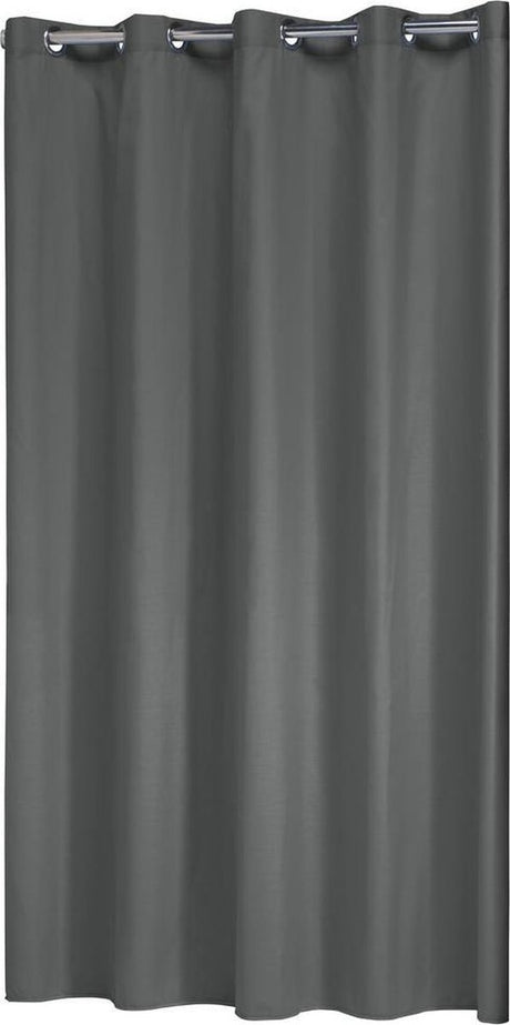 Rideau de douche sceaux coloris 180x200 cm gris