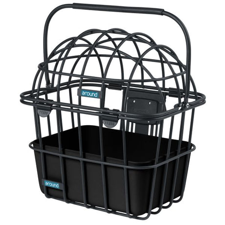 Autour de l'animal mand Luna Front Alu Matt Black amovible
