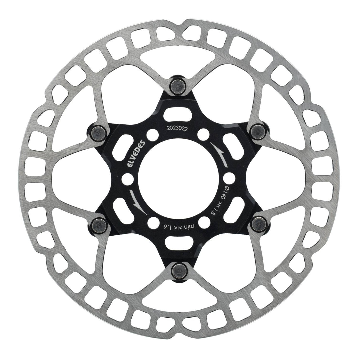 Elvedes remschijf licht gewicht 6-gaats ø140mm 1,8mm