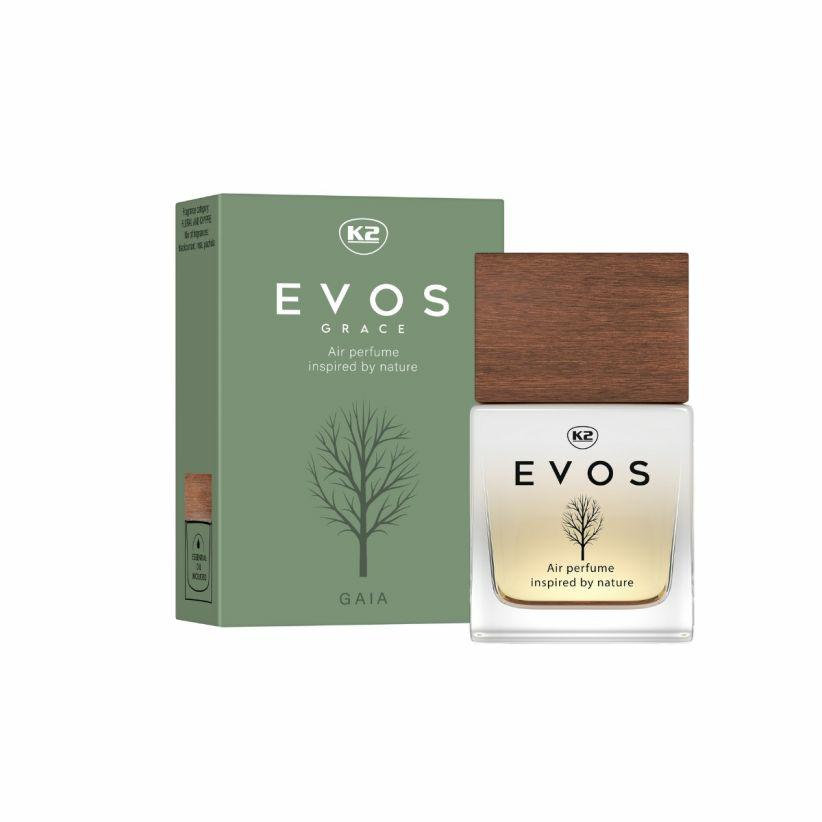 K2 parfum voor de auto evos grace gaia 50ml