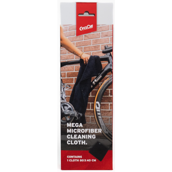 Chiffon de nettoyage Cyclon mega 80x40cm - noir
