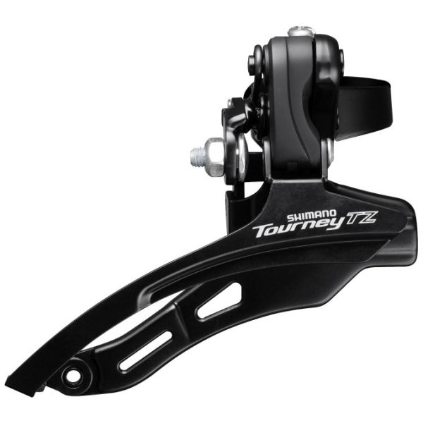 Dérailleur avant Shimano tourney tz fd-tz500 - 6 7 vitesses - down swing - top pull - collier haut ø28,6 mm - 42t