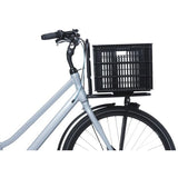 Caisse à vélo Basil l plastique recyclé mik 40 litres - noir