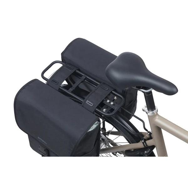 Sacoche de vélo double Basil go 32 litres - noir