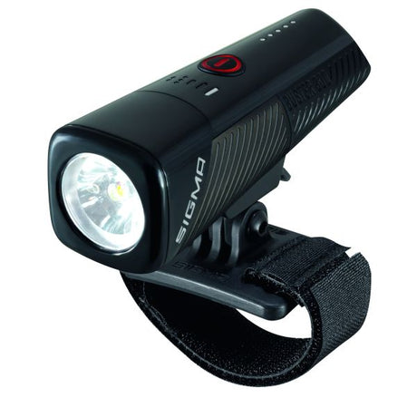 SIGMA Headlight Buster 800 HELMET LED HOLDER -LI -ION BATTERIE USB