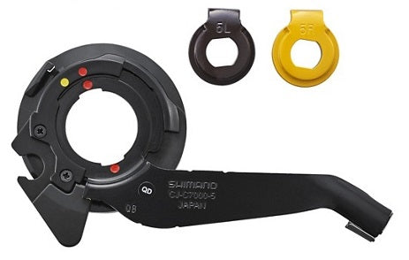 Shimano Cassette Joint Set Nexus 7 avec Borgplaat Bruin-Geel