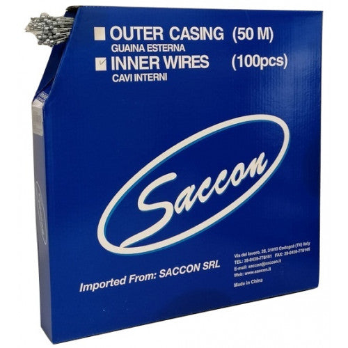 Saccon Box Binnenkabel 2250mm gear stainless steel per 100 pieces