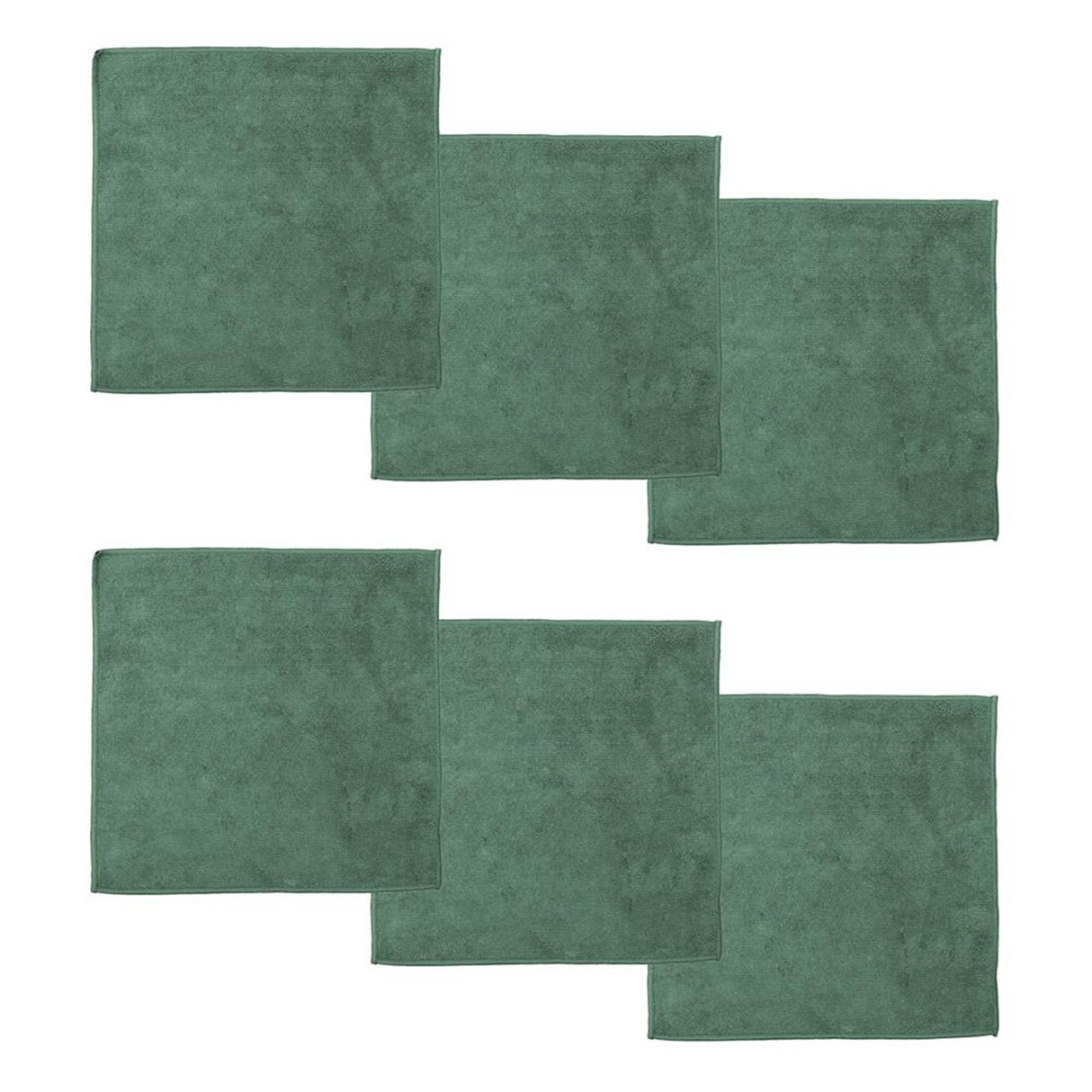 Ddddd chiffon en microfibre billie 30x30 cm vert 6 pièces | 4 pièces