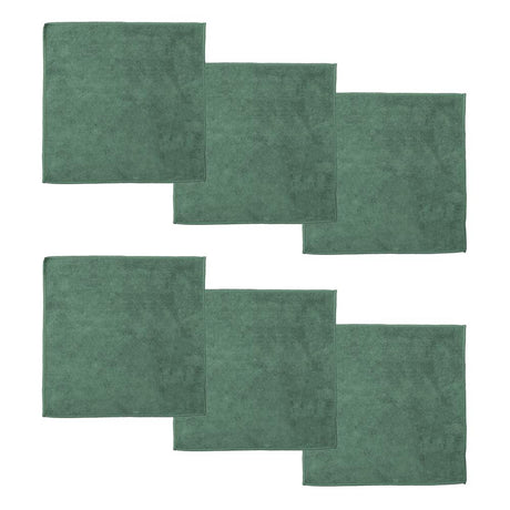 Ddddd chiffon en microfibre billie 30x30 cm vert 6 pièces | 4 pièces