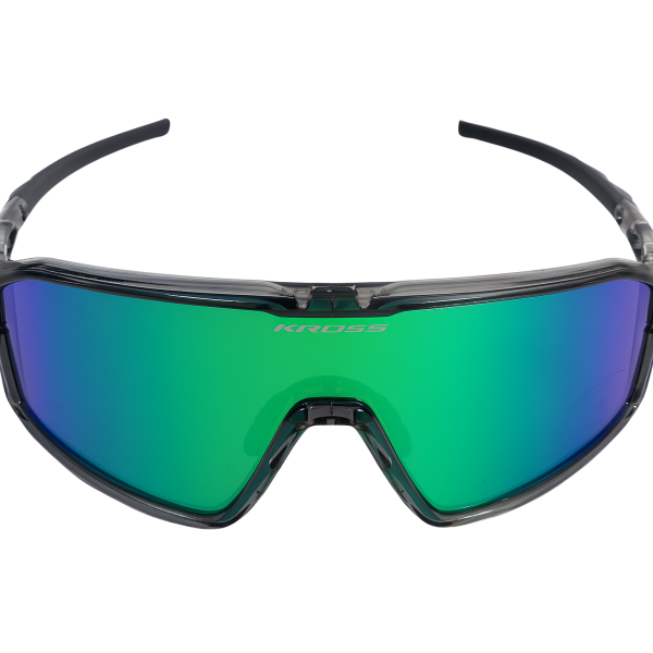 Lunettes de cyclisme Kross flash verres polarisés UV400 - monture noire