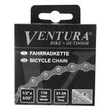 Chaîne Ventura 8 vitesses 1 2 x 3 32 116 maillons - avec maillon de fermeture