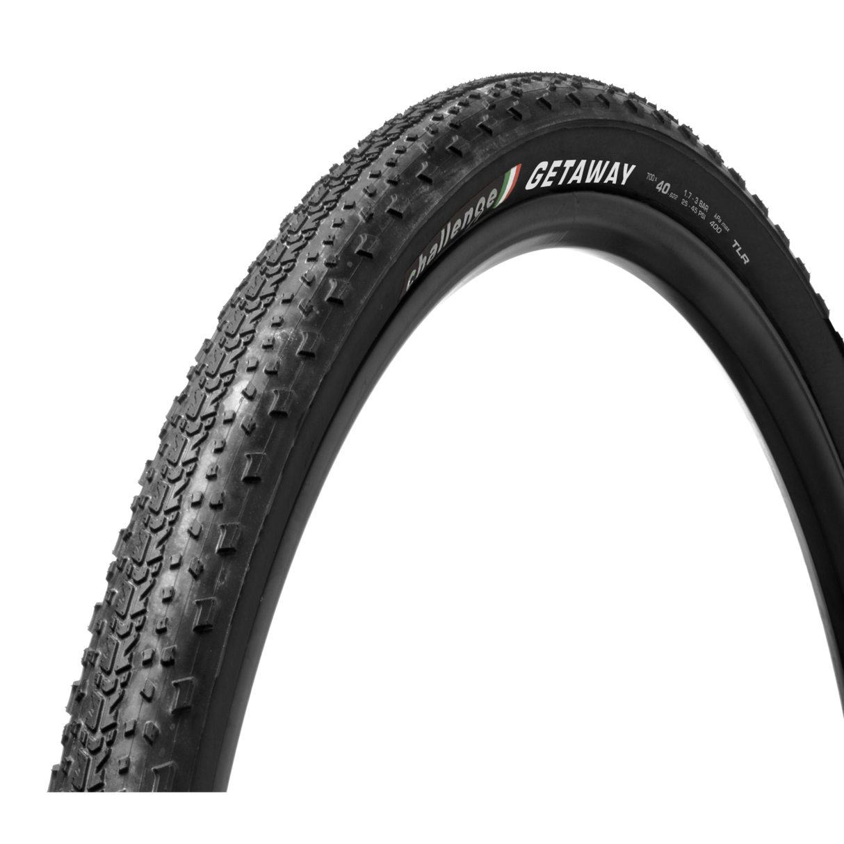 Challenge - escapade course pneu tlr 700x40c noir