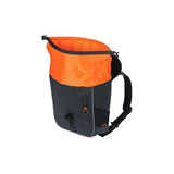 Basil Miles Tarpaulin Bicycle Sac à dos - Sac à dos noir étanche pour hommes et femmes, 17 litres de contenu