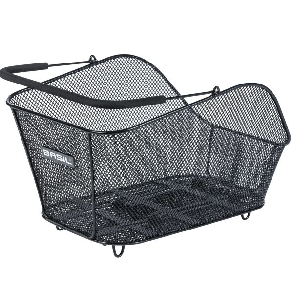 Panier à vélo Basil Icon m avec accessoire mik 13 litres 39 x 24 x 14 - noir