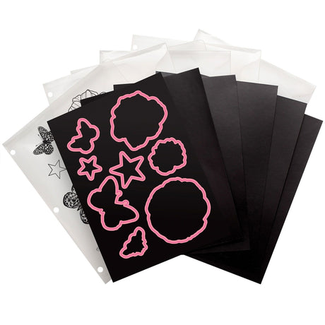 We r makers • Enveloppe de rangement pour tampons avec aimants, 12 pièces