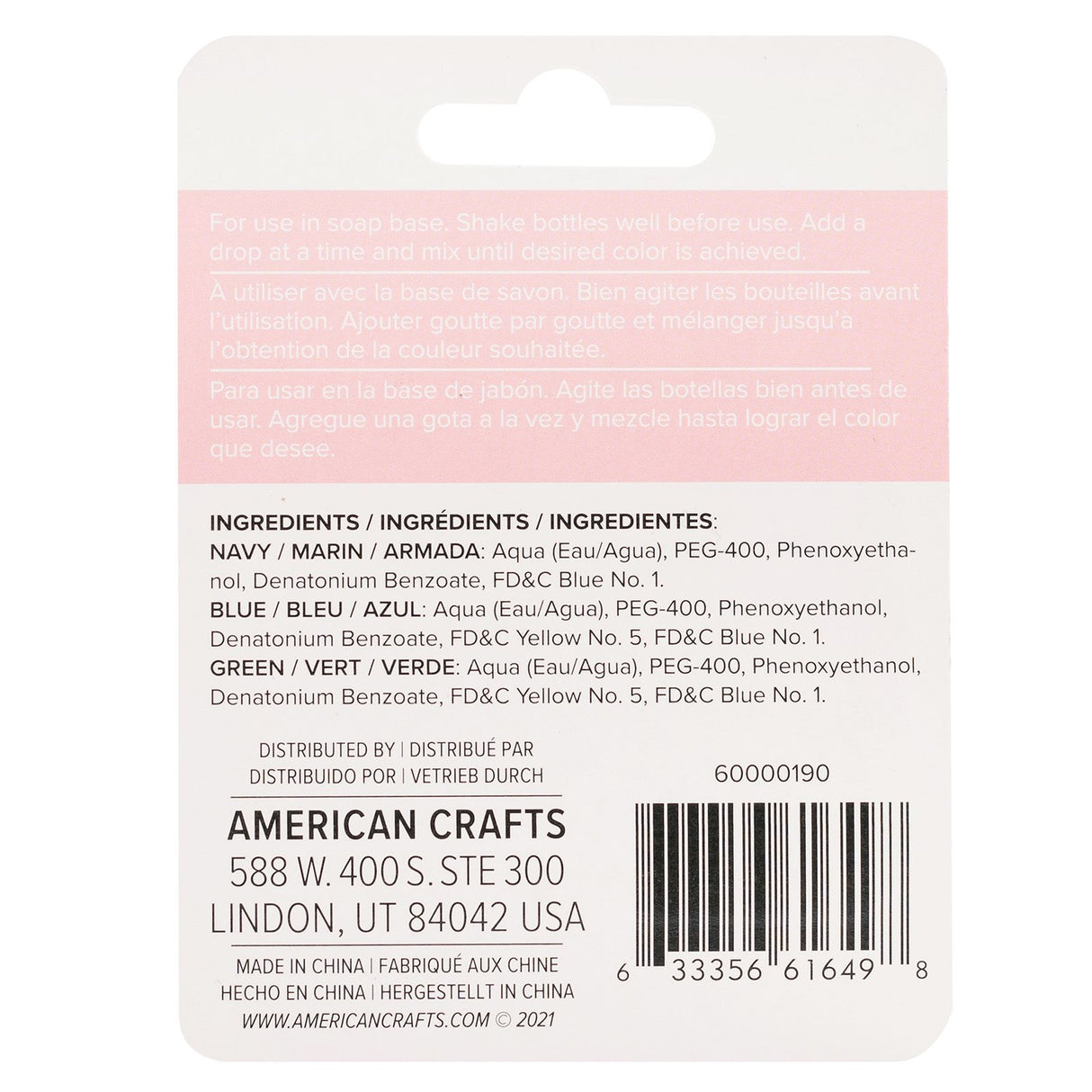 We r makers • colorants pour savon mousse cool beach 3 pièces