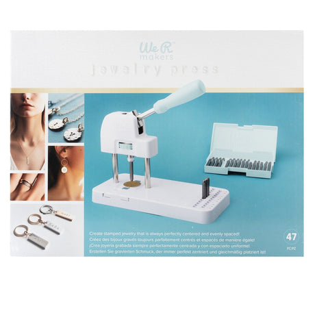 We r makers • dossier de presse bijoux incl. outil, jeu de tampons, flans et guides