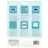 We r makers • typeset stamp punch 6pcs
