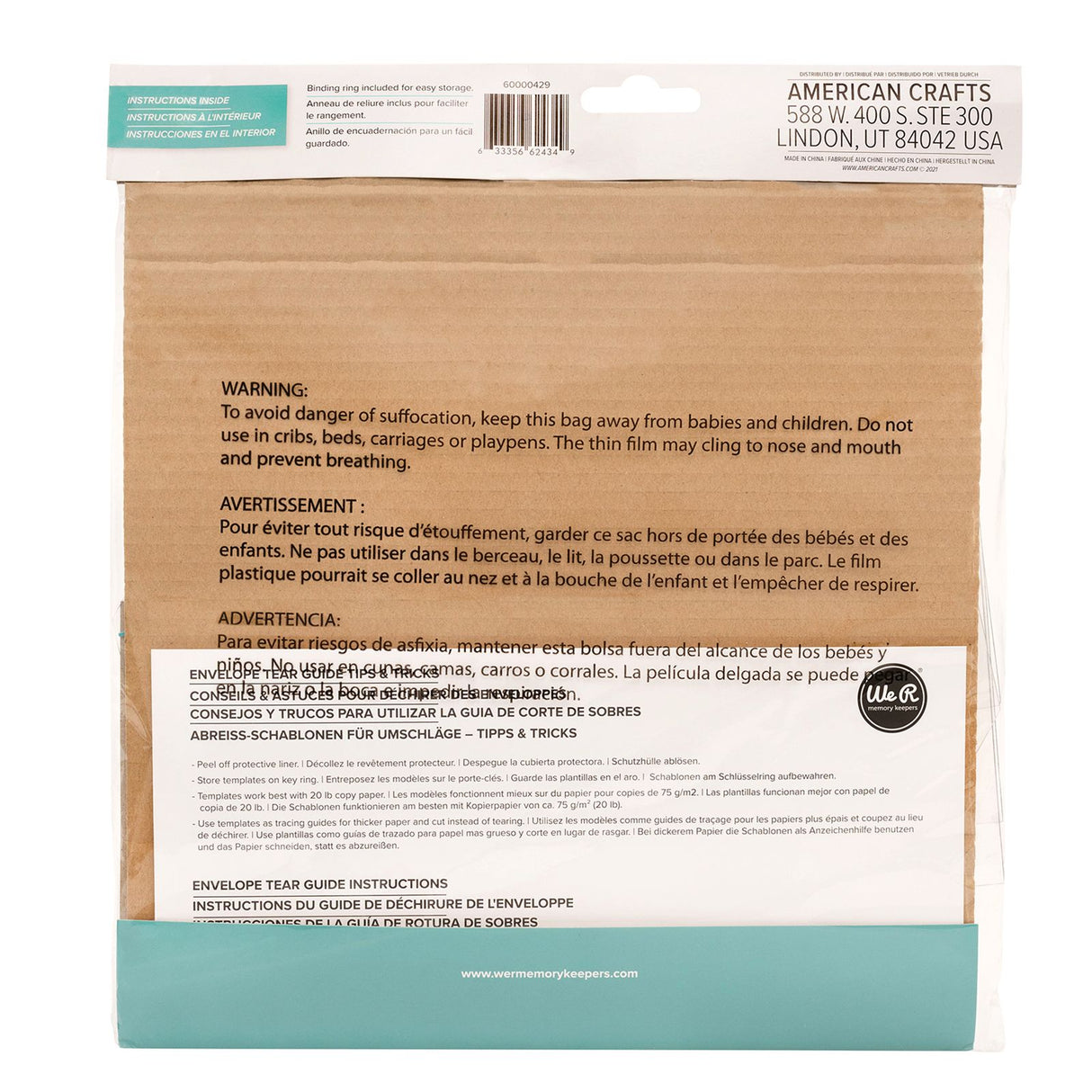 We r makers • guides de déchirure des enveloppes