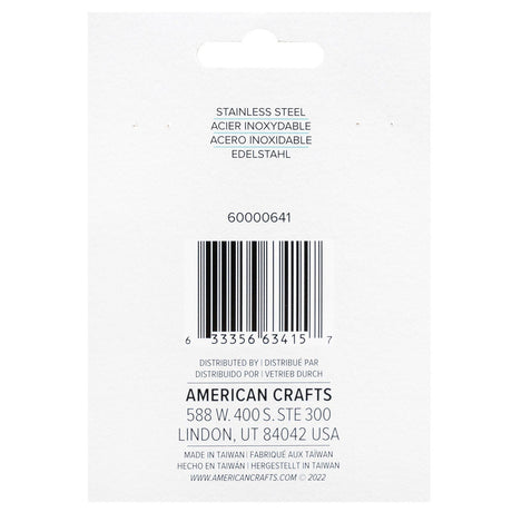 We r makers • charms carré en acier inoxydable