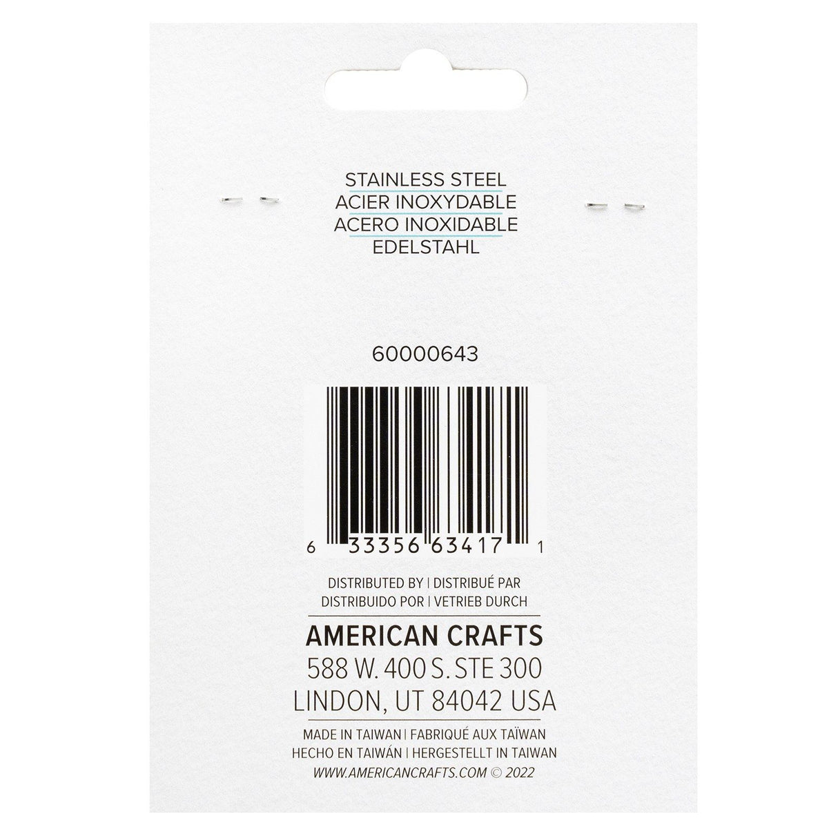 We r makers • charms barre en acier inoxydable
