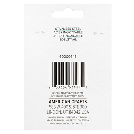We r makers • charms barre en acier inoxydable