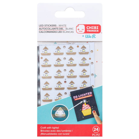 We r makers • Circuit LED chibitronics blanc