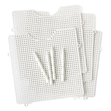 We r makers • plateaux papier multi-usage 20 pièces 4 plateaux 16 piquets