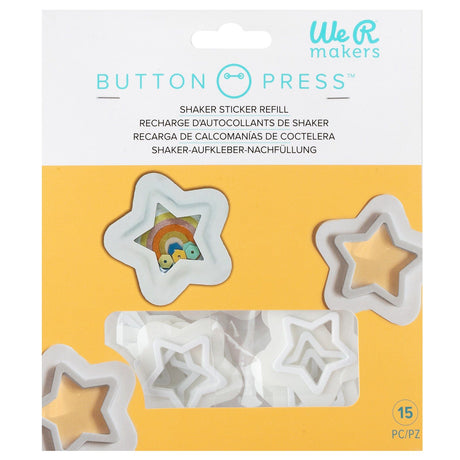 We r makers • recharge pour shaker à bouton-poussoir étoile 15 pièces