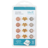 We r makers • agrafes à breloques multi-formes métalliques 12 pièces