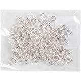 Fermoir à ressort Creativ company, d 7 mm, argent, 100 pièces 1 boîte