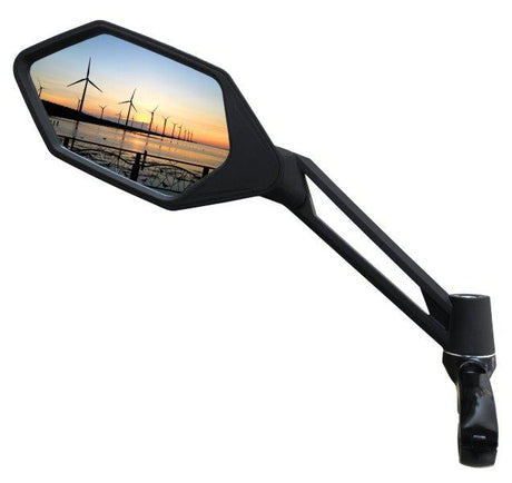 Miroir sur le bilan de luxe noir gauche BlackB. pilotage.