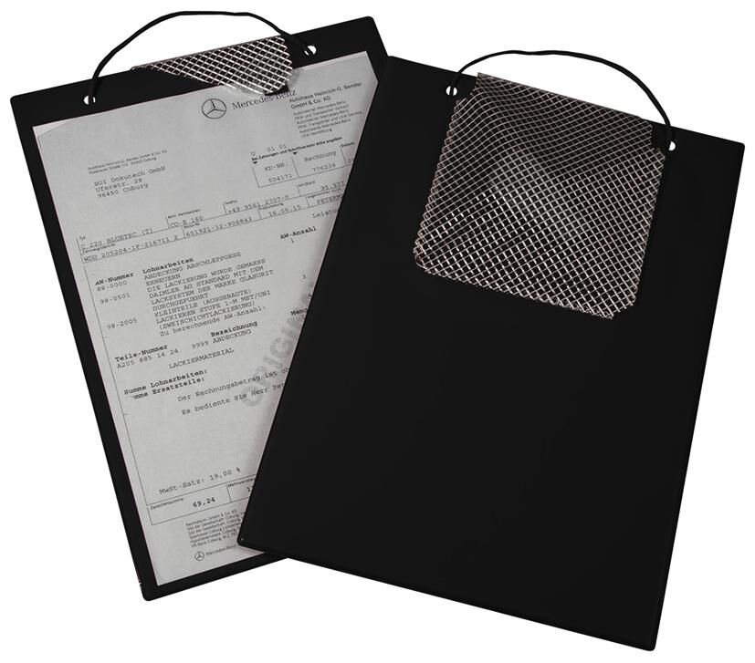 Sac de travail Eichner plus dossier de commande noir din a 4 standard