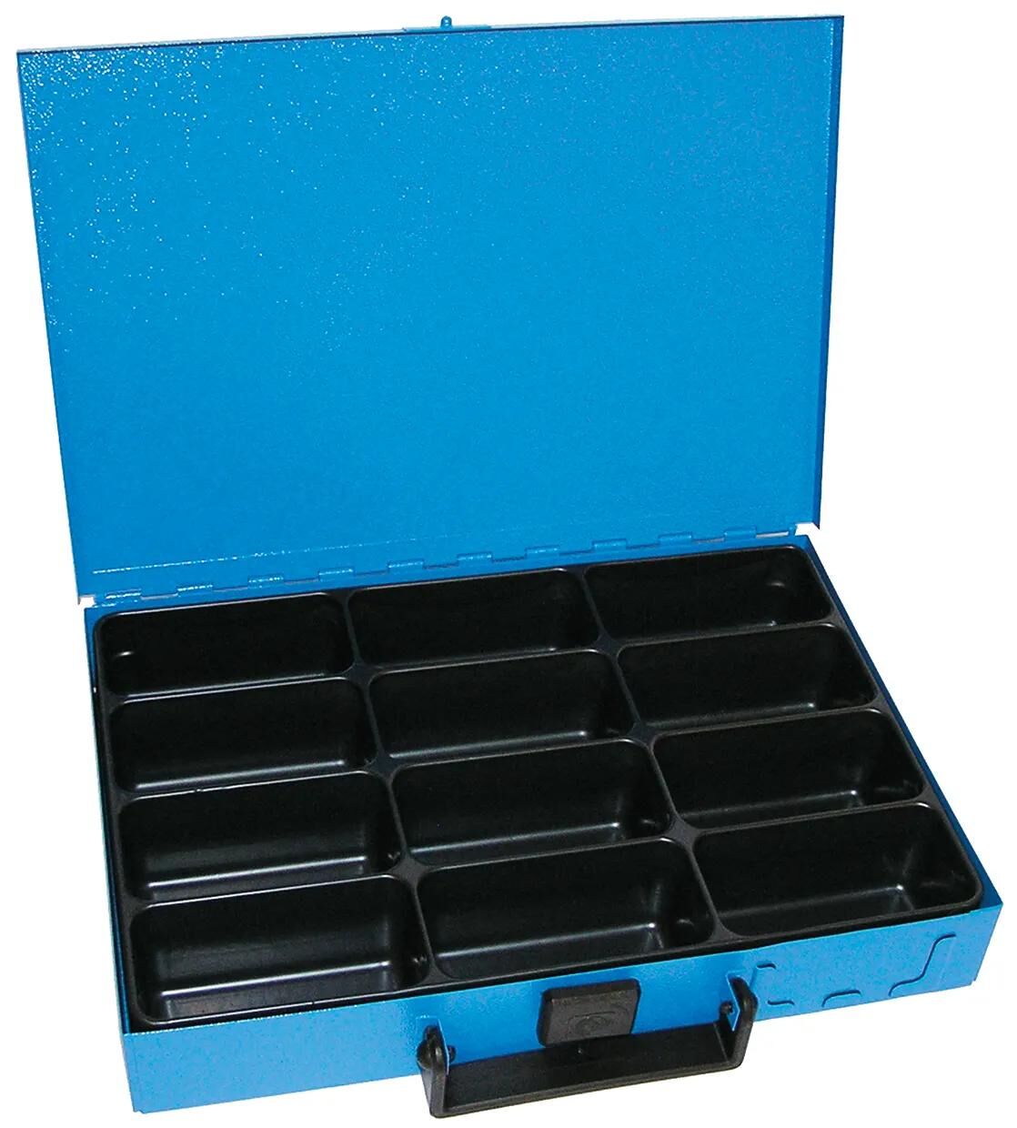 Boîte d'assortiments Dresselhaus, boîte de tri, complète avec insert 12 fois, découverte