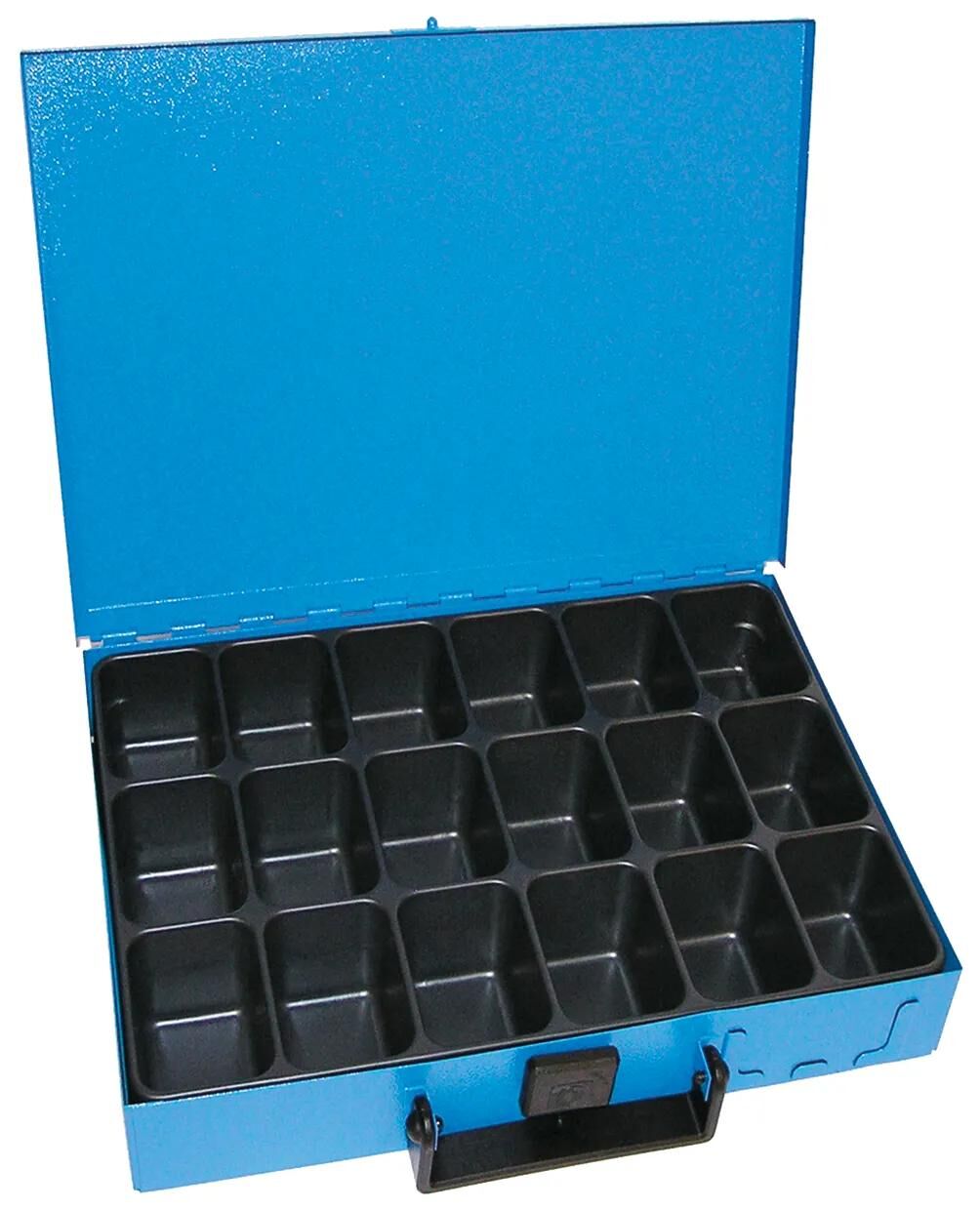 Boîte d'assortiments Dresselhaus, boîte de tri, complète avec insert 18 fois, découverte
