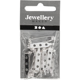 Creativ Company Broochpeld Silver-25 mm, 10e.
