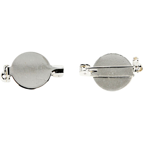Brochepeld de la société Creativ Silverated 20mm, 10st.