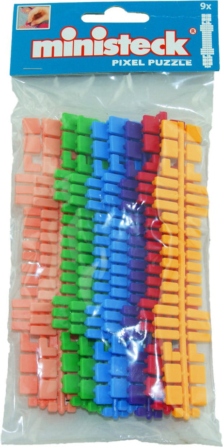 Ministeck jeu d'extension bandes de couleur 9 pièces 31666