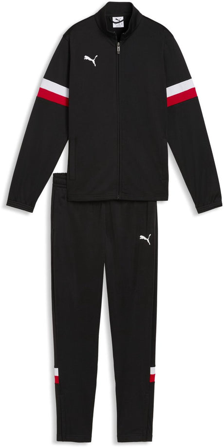Puma individualrise tracksuit jr survêtement unisexe - noir- blanc- rouge