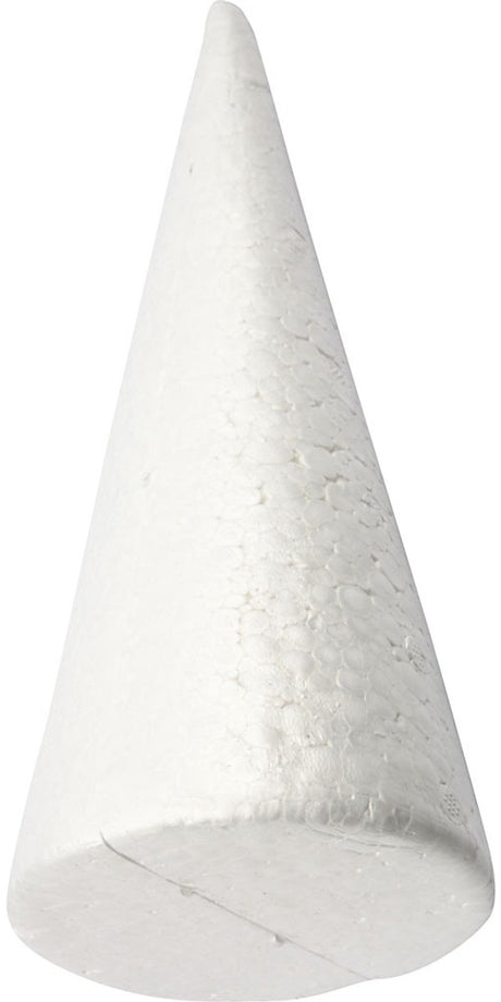 Cônes Creativ company, h: 25 cm, d 10 cm, blanc, 1 pièce