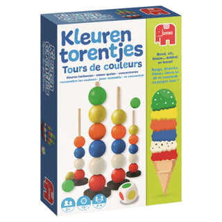 Jumbo - tours de couleurs - jeu d'enfant - apprentissage des couleurs