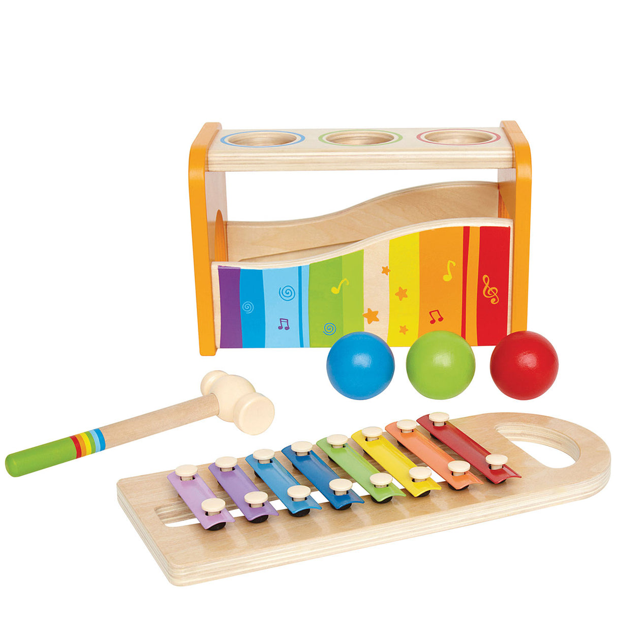 HAPE xylophone et jeu de marteau