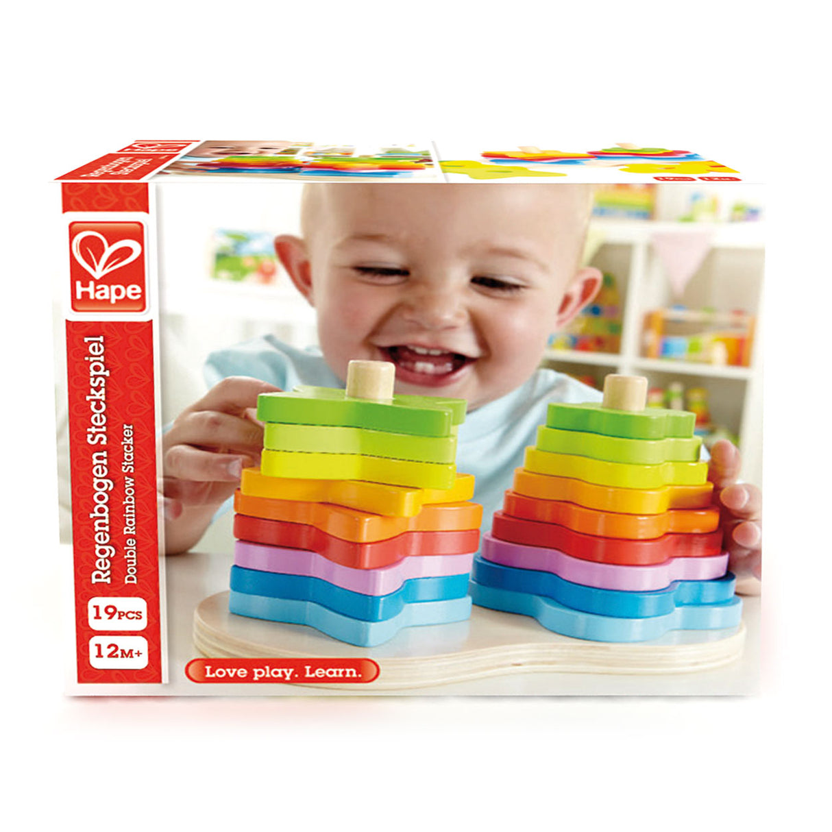 HAPE Empile Tower Regenboog