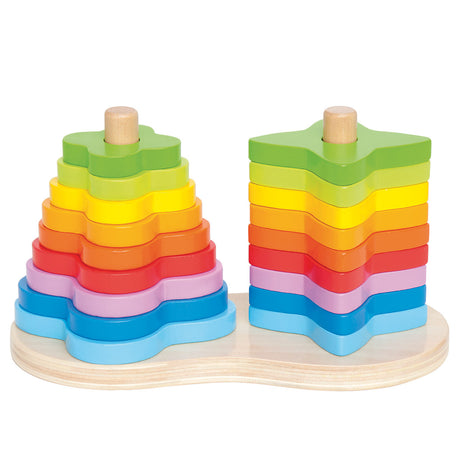 Hape, tour à empiler arc-en-ciel