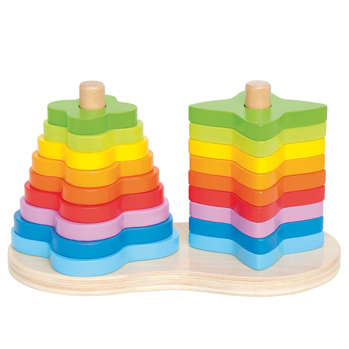 HAPE Empile Tower Regenboog