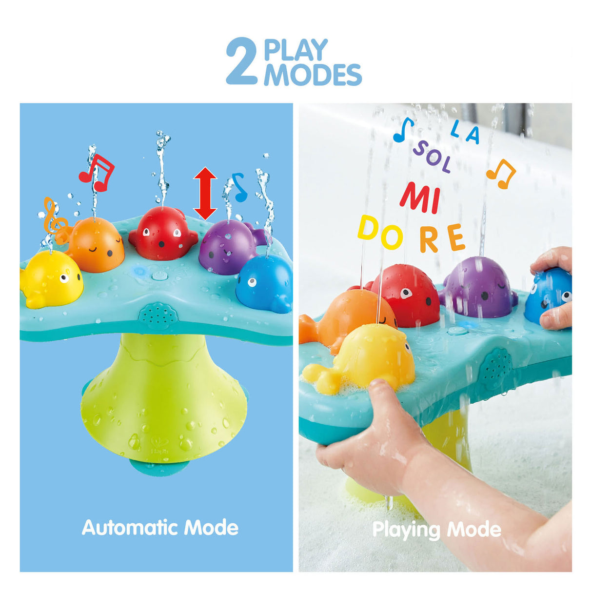 Hape Bath Toys Fontein de ballena musical